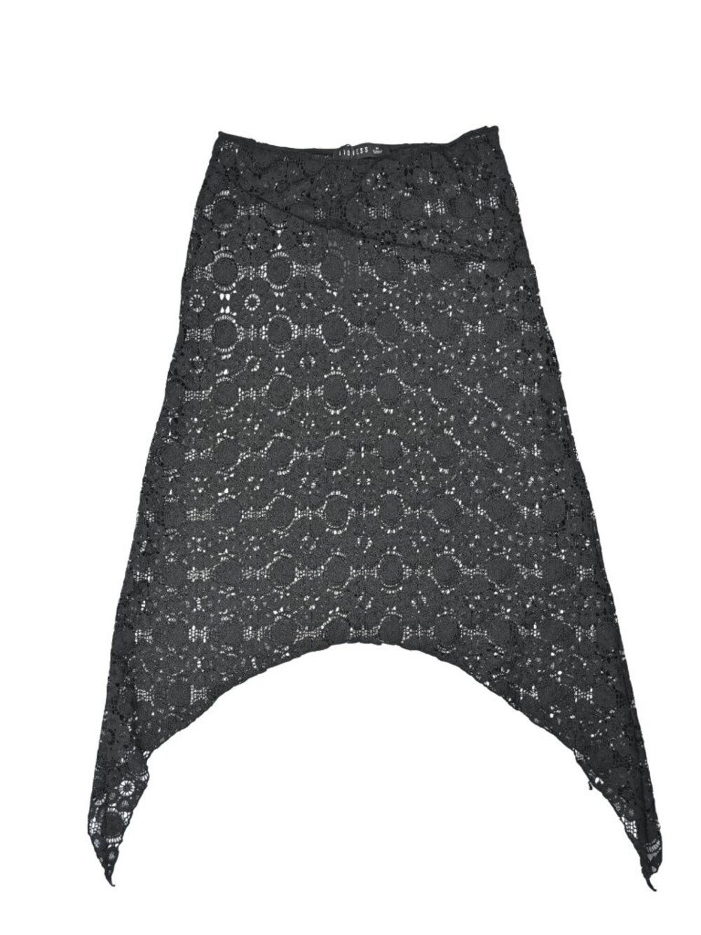Lioness Trophy Midi Skirt in Noir